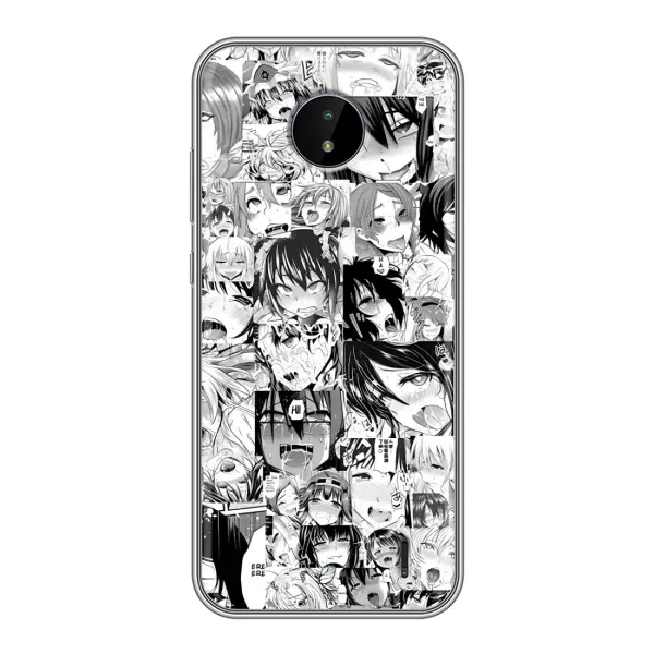 Чехол с принтом «Ahegao manga» для Nokia C20