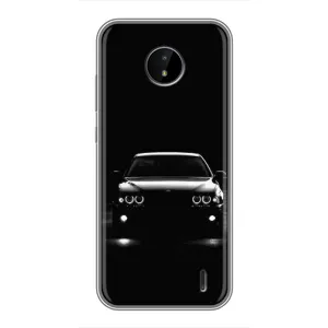 Чехол для Нокиа С20 - с принтом БМВ (AlphaPrint) (Машина BMW)