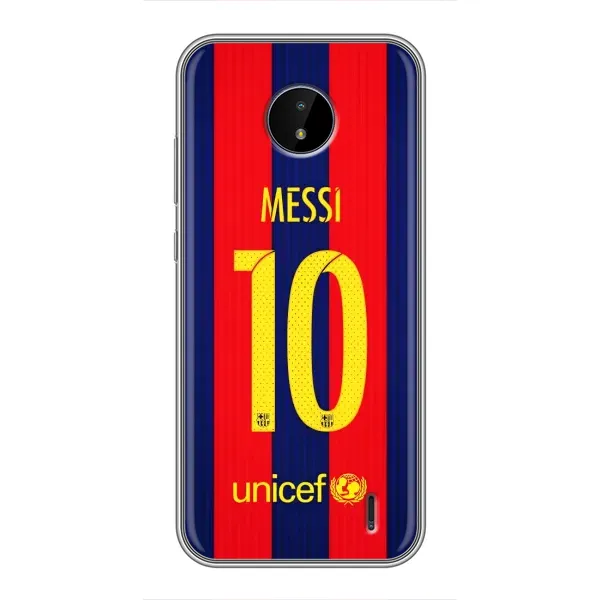 Чохол з принтом «Messi Barca 10» для Nokia C20