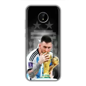 Чехлы для Nokia C20 (Leo чемпион) (AlphaPrint) (Месси Чемпион)