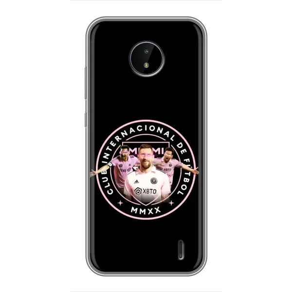 Чехол с принтом «Месси в лого» для Nokia C20