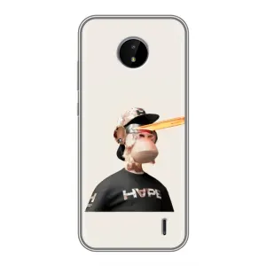 Чехлы с Обезьянами NFT для Nokia C20 (AlphaPrint) (обезьяна NFT в очках)