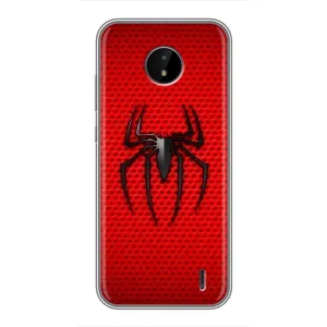 Чехол с человеком пауком для Nokia C20 - (AlphaPrint) (Паук Марвел)