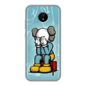 Чехлы для Nokia C20 - Bearbrick Louis Vuitton (PREMIUMPrint) (Плач Bearbrick)