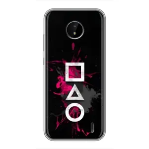Чохол Гра в кальмара для Nokia C20 (Символи Гра кальмара)