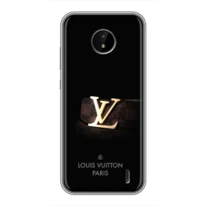 Чехлы Луи Витон для Nokia C20 (AlphaPrint - LOUIS VUITTON) (ремешок LV)