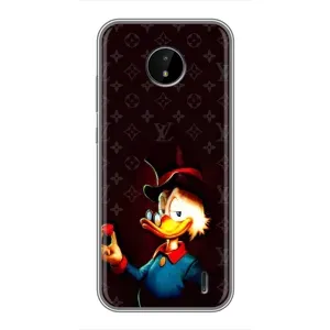 Чехлы для Nokia C20 - Скрудж МакДак Louis Vuitton (PREMIUMPrint) (Скрудж с бриллиантом)