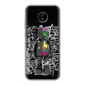 Чехлы для Nokia C20 - Bearbrick Louis Vuitton (PREMIUMPrint) (Стиль Bearbrick)