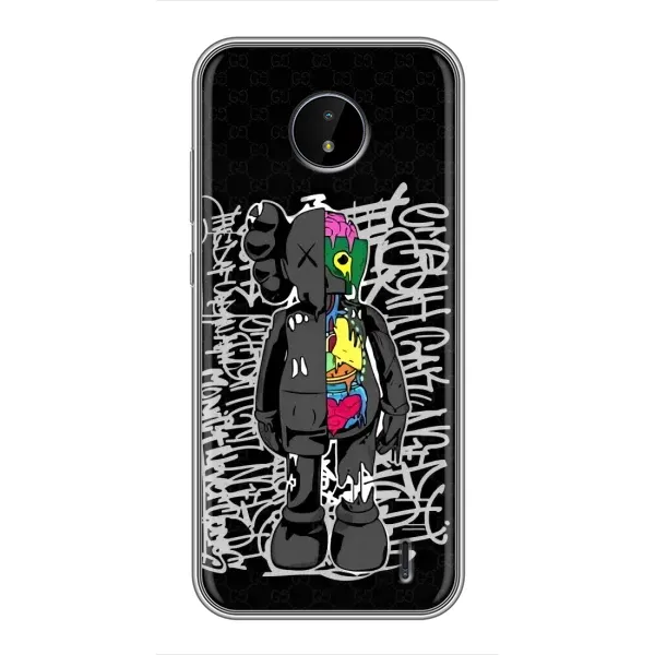 Чохол з принтом «Стиль Bearbrick» для Nokia C20