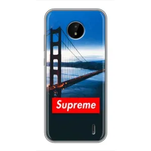 Чехол для Nokia C20 с картинкой Supreme (AlphaPrint) (Стиль Supreme)