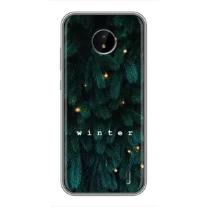 Новогодние, Праздничные Чехлы для Nokia C20 - 2024 год (Winter)