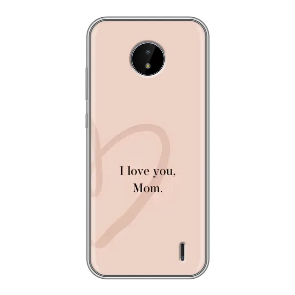 Чехол с принтом «Сердце маме» для Nokia C20