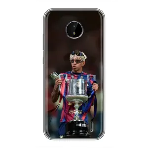 Чохол з футболістом Ламін Ямаль Nokia C20 (Ямаль з кубком)