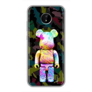 Чехлы для Nokia C20 - Bearbrick Louis Vuitton (PREMIUMPrint) (Яркий Bearbrick)