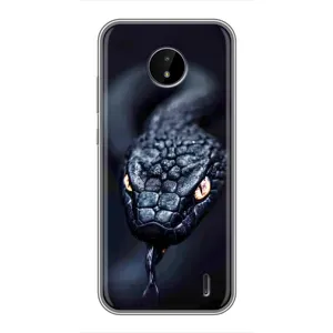 Чохол з картинкою 'Хижаки' для Nokia C20 (Чорна змія)