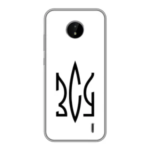 Чехлы для Nokia C20  Укр. Символика (AlphaPrint) (ЗСУ герб)