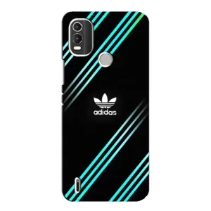 Чохли Адидас для Nokia C21 Plus (AlphaPrint) (Адідас з полосами)