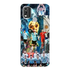 Чехлы Месси для Nokia C21 Plus (AlphaPrint) (Аргентина Месси)