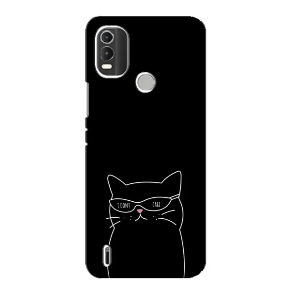 Чохол з принтом «Байдужий кіт» для Nokia C21 Plus Чохол з принтом «Байдужий кіт» для Nokia C21 Plus