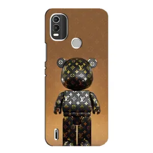 Чехлы для Nokia C21 Plus - Bearbrick Louis Vuitton (PREMIUMPrint) (Bearbrick)