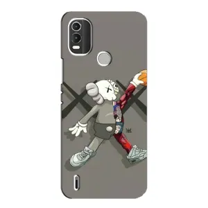 Чехлы для Nokia C21 Plus - Bearbrick Louis Vuitton (PREMIUMPrint) (Беарбрик Джордан)