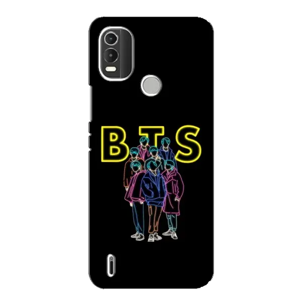 Чехол с принтом «BTS стайл» для Nokia C21 Plus