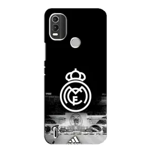 ФК Реал Мадрид чехлы для Nokia C21 Plus (AlphaPrint) (эмблема Реал Мадрид)