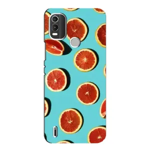 Чехлы с Фруктами для Nokia C21 Plus (VPrint) (Грейпфрут)