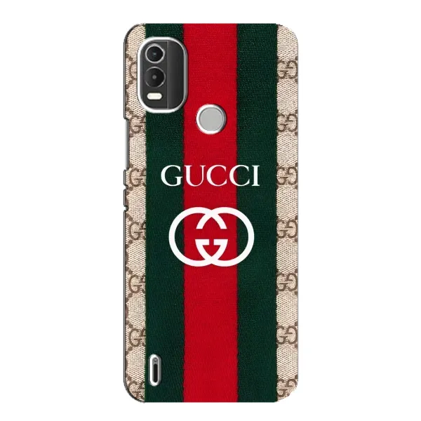 Чехол с принтом «Gucci дизайн» для Nokia C21 Plus