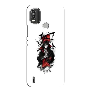 Чехлы на тему: Итачи Учиха для Nokia C21 Plus (AlphaPrint) (Итачи с атрибутами)