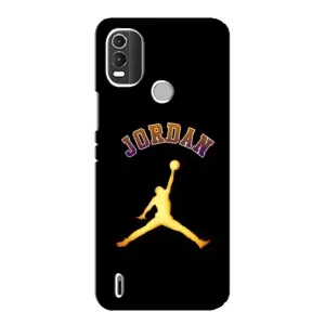 Чехлы для Nokia C21 Plus - с картинкой JORDAN (AlphaPrint) (Jordan Gold)