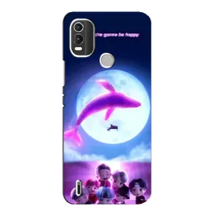 Чехлы BTS для Nokia C21 Plus (AlphaPrint) (КИТ BTS)