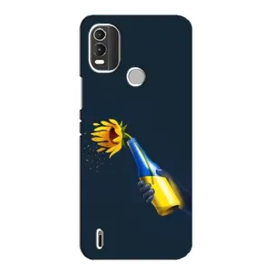 Чохол для Патріота України Nokia C21 Plus - (AlphaPrint) (Коктель молотова)