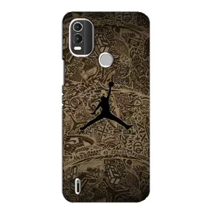 Чехлы для Nokia C21 Plus - с картинкой JORDAN (AlphaPrint)