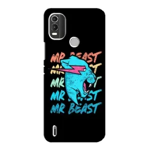Чехлы Мистер Бист для Нокиа С21 Плюс (logo Mr beast)