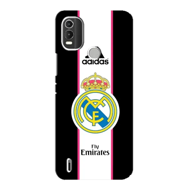 Чехол с принтом «лого Real Madrid» для Nokia C21 Plus