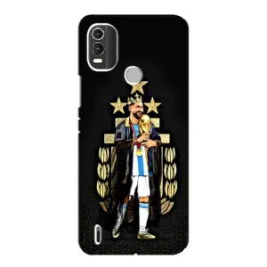 Чехлы для Nokia C21 Plus (Leo чемпион) (AlphaPrint) (Месси Король)