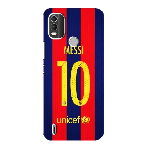 Чехол с принтом «Messi Barca 10» для Nokia C21 Plus