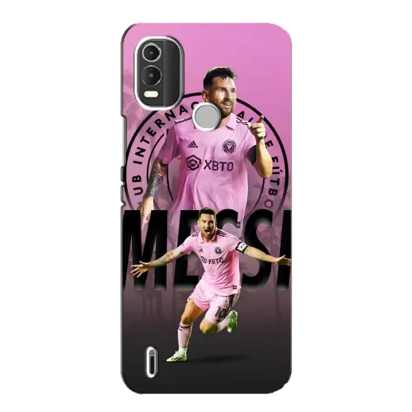 Чехол с принтом «Messi Miami» для Nokia C21 Plus