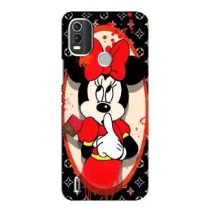 Чехол Disney Mouse Nokia C21 Plus (PREMIUMPrint) (Минни Маус ЛВ)
