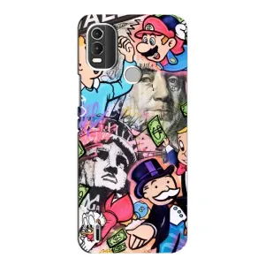 Чехлы с крутыми принтами для Nokia C21 Plus - (PREMIUMPrint) (Monopoly man)