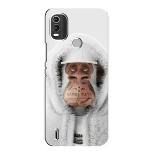 Чехлы с Обезьянами NFT для Nokia C21 Plus (AlphaPrint) (обезьяна NFT в тату)