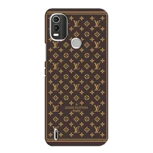 Чехлы Луи Витон для Nokia C21 Plus (AlphaPrint - LOUIS VUITTON) (обои LV)