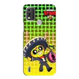 Чехлы Brawl Stars для Nokia C21 Plus (AlphaPrint) (Поко в самбреро)