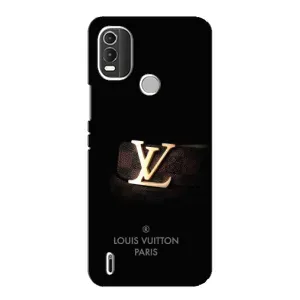 Чехлы Луи Витон для Nokia C21 Plus (AlphaPrint - LOUIS VUITTON) (ремешок LV)