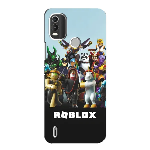 Чехол с принтом «ROBLEX» для Nokia C21 Plus