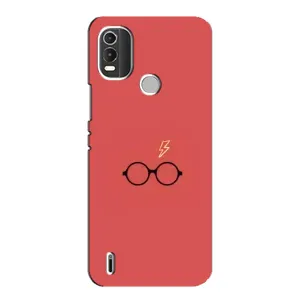 Чехлы с Гарри Поттером для Nokia C21 Plus (AlphaPrint) (шрам и очки)