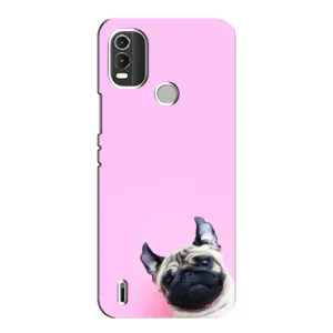 Чехлы с собаками для Nokia C21 Plus (VPrint) (Смешная собака)
