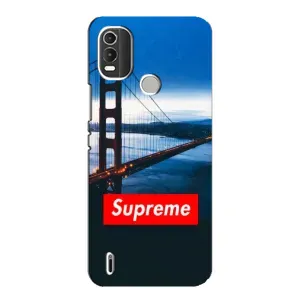 Чехол для Nokia C21 Plus с картинкой Supreme (AlphaPrint) (Стиль Supreme)