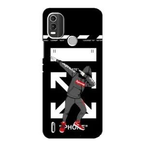Чехол для Nokia C21 Plus с картинкой Supreme (AlphaPrint) (Суприм)
